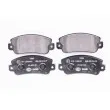 Jeu de 4 plaquettes de frein avant HELLA 8DB 355 018-991 - Visuel 1