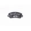 Jeu de 4 plaquettes de frein avant HELLA 8DB 355 018-991 - Visuel 3