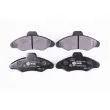 Jeu de 4 plaquettes de frein avant HELLA 8DB 355 019-041 - Visuel 1