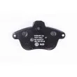 Jeu de 4 plaquettes de frein avant HELLA 8DB 355 019-081 - Visuel 3