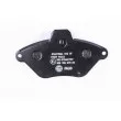 Jeu de 4 plaquettes de frein avant HELLA 8DB 355 019-211 - Visuel 3
