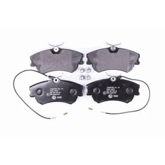 Jeu de 4 plaquettes de frein avant HELLA 8DB 355 019-261
