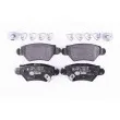 Jeu de 4 plaquettes de frein arrière HELLA 8DB 355 019-271 - Visuel 1