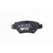 Jeu de 4 plaquettes de frein arrière HELLA 8DB 355 019-271 - Visuel 3