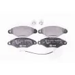 Jeu de 4 plaquettes de frein avant HELLA 8DB 355 019-301 - Visuel 1