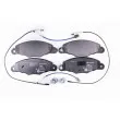 Jeu de 4 plaquettes de frein avant HELLA 8DB 355 019-331 - Visuel 1