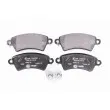 Jeu de 4 plaquettes de frein avant HELLA 8DB 355 019-341 - Visuel 1