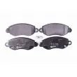 Jeu de 4 plaquettes de frein avant HELLA 8DB 355 019-361 - Visuel 1