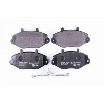 Jeu de 4 plaquettes de frein avant HELLA 8DB 355 019-381
