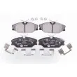 Jeu de 4 plaquettes de frein avant HELLA 8DB 355 019-391 - Visuel 1