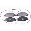 Jeu de 4 plaquettes de frein avant HELLA 8DB 355 019-421 - Visuel 1