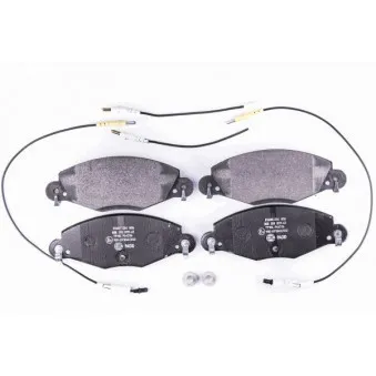 Jeu de 4 plaquettes de frein avant HELLA 8DB 355 019-421