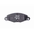 Jeu de 4 plaquettes de frein avant HELLA 8DB 355 019-421 - Visuel 3