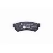 Jeu de 4 plaquettes de frein arrière HELLA 8DB 355 019-591 - Visuel 3