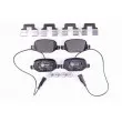 Jeu de 4 plaquettes de frein arrière HELLA 8DB 355 019-631 - Visuel 1