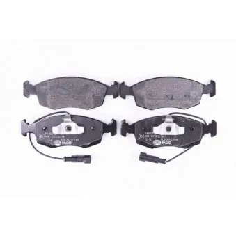 Jeu de 4 plaquettes de frein avant HELLA 8DB 355 019-651