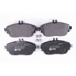 Jeu de 4 plaquettes de frein avant HELLA 8DB 355 019-721 - Visuel 1