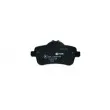 Jeu de 4 plaquettes de frein arrière HELLA 8DB 355 019-741 - Visuel 3