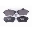 Jeu de 4 plaquettes de frein avant HELLA 8DB 355 019-751 - Visuel 1