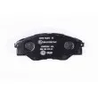 Jeu de 4 plaquettes de frein avant HELLA 8DB 355 019-811 - Visuel 2