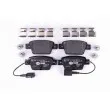 Jeu de 4 plaquettes de frein arrière HELLA 8DB 355 020-181 - Visuel 1
