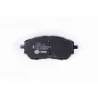 Jeu de 4 plaquettes de frein avant HELLA 8DB 355 020-281 - Visuel 2