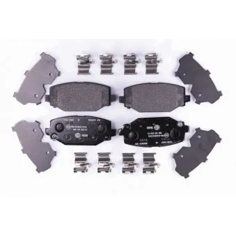 Jeu de 4 plaquettes de frein arrière HELLA 8DB 355 020-311