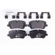 Jeu de 4 plaquettes de frein arrière HELLA 8DB 355 020-361 - Visuel 1