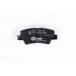 Jeu de 4 plaquettes de frein arrière HELLA 8DB 355 020-371 - Visuel 3