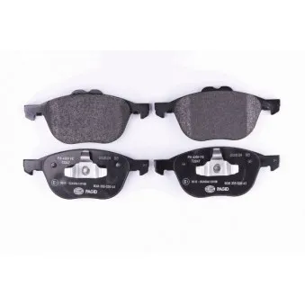 Jeu de 4 plaquettes de frein avant HELLA 8DB 355 020-411