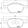 Jeu de 4 plaquettes de frein avant HELLA 8DB 355 020-411 - Visuel 2
