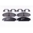 Jeu de 4 plaquettes de frein avant HELLA 8DB 355 020-541 - Visuel 1