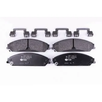 Jeu de 4 plaquettes de frein avant HELLA 8DB 355 020-541