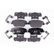 Jeu de 4 plaquettes de frein avant HELLA 8DB 355 020-551 - Visuel 1