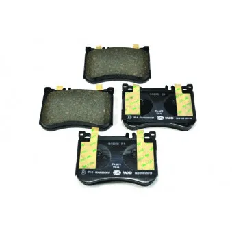 Jeu de 4 plaquettes de frein avant HELLA 8DB 355 020-581