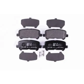Jeu de 4 plaquettes de frein avant HELLA 8DB 355 020-601