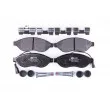 Jeu de 4 plaquettes de frein avant HELLA 8DB 355 020-651 - Visuel 1