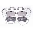 Jeu de 4 plaquettes de frein avant HELLA 8DB 355 020-671 - Visuel 1