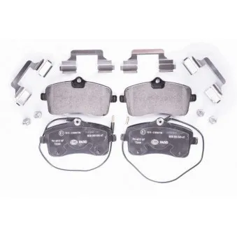 Jeu de 4 plaquettes de frein avant HELLA 8DB 355 020-671