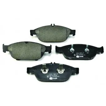 Jeu de 4 plaquettes de frein avant HELLA 8DB 355 020-681