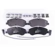 Jeu de 4 plaquettes de frein avant HELLA 8DB 355 020-691 - Visuel 1