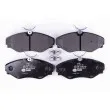 Jeu de 4 plaquettes de frein avant HELLA 8DB 355 020-731 - Visuel 1