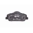 Jeu de 4 plaquettes de frein avant HELLA 8DB 355 020-771 - Visuel 3
