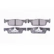 Jeu de 4 plaquettes de frein avant HELLA 8DB 355 020-801 - Visuel 1