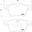 Jeu de 4 plaquettes de frein avant HELLA 8DB 355 020-981 - Visuel 2