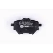 Jeu de 4 plaquettes de frein arrière HELLA 8DB 355 020-991 - Visuel 3