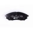 Jeu de 4 plaquettes de frein avant HELLA 8DB 355 021-101 - Visuel 3