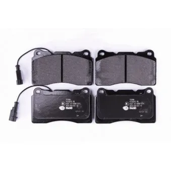 Jeu de 4 plaquettes de frein avant HELLA 8DB 355 021-151
