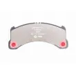 Jeu de 4 plaquettes de frein avant HELLA 8DB 355 021-191 - Visuel 3