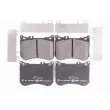 Jeu de 4 plaquettes de frein avant HELLA 8DB 355 021-211 - Visuel 1